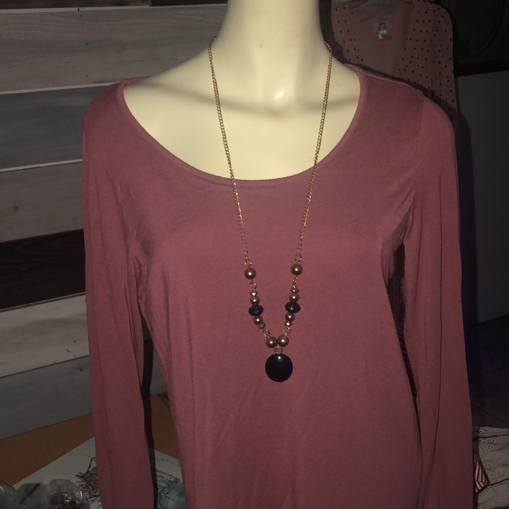 Gold Toned Statement Necklace